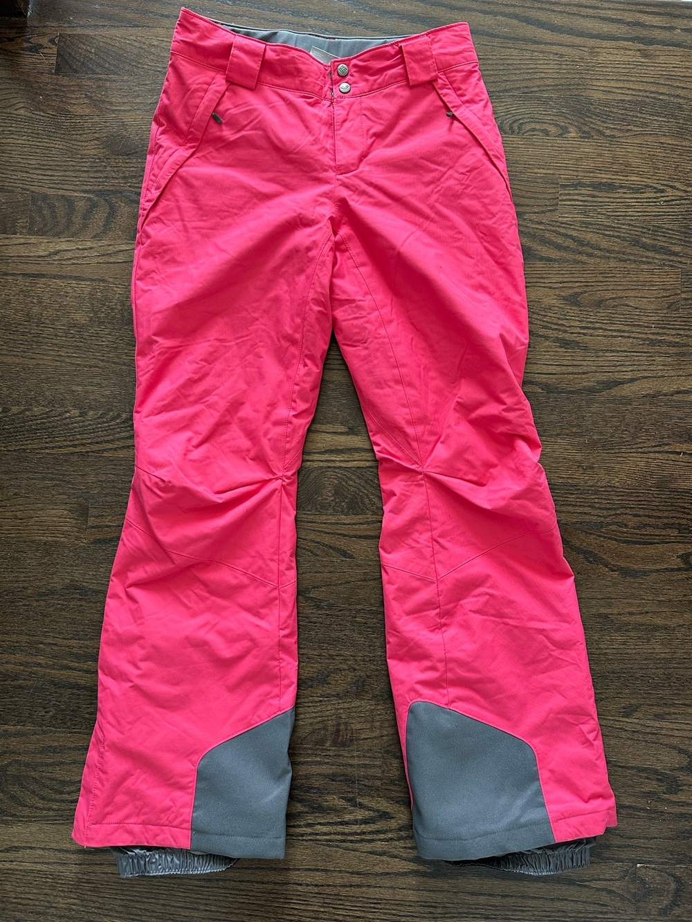 Columbia Omni-Tech Women’s Pink Waterproof Insulated Ski Snow Pants Size Small
